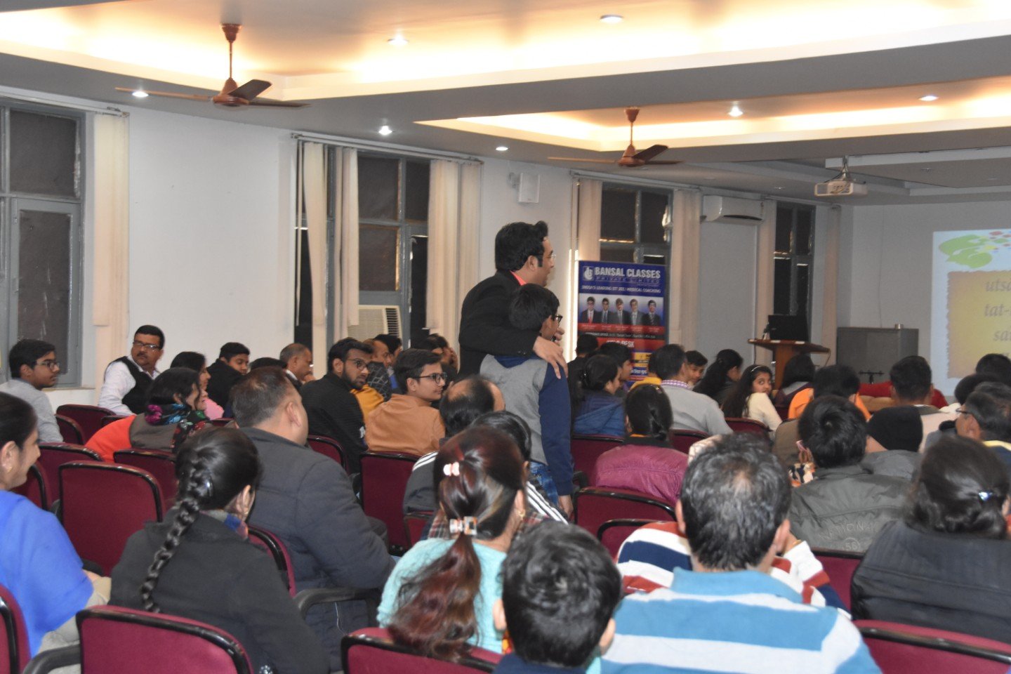 Students participating in a Mind Gurukulam Mahashibir
